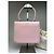 Vintage Courreges Schultertasche mit Klappe aus hellrosa Leder ca. Anfang der 2000er Jahre Pink - Ansicht 12