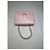 Vintage Courreges Schultertasche mit Klappe aus hellrosa Leder ca. Anfang der 2000er Jahre Pink - Ansicht 13