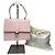 Vintage Courreges Flap Crossbody Bag Light Pink Leather c. Early 2000s