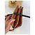 Triomphe Céline Vintage Celine Macadam Canvas Schultertasche mit Klappe c. 2006 Beige Brown - Ansicht 13