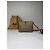 Triomphe Céline Vintage Celine Macadam Canvas Schultertasche mit Klappe c. 2006 Beige Brown - Ansicht 2