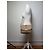 Triomphe Céline Vintage Celine Macadam Canvas Schultertasche mit Klappe c. 2006 Beige Brown - Ansicht 7