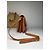 Triomphe Céline Vintage Celine Macadam Canvas Schultertasche mit Klappe c. 2006 Beige Brown - Ansicht 8