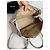 Autre Marque Vintage Jil Structured Pebbled Leather Top-Handle Bag c. 2010 Light Grey - view 3