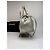 Autre Marque Vintage Jil Structured Pebbled Leather Top-Handle Bag c. 2010 Light Grey - view 7