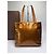 Tote Vintage Louis Vuitton Monogram Vernis in pelle verniciata fine anni 1990 Marrone Scuro - vista 7