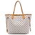 Borsa Tote Louis Vuitton Damier Azur Neverfull MM bianca Bianco