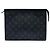 Borsa a Clutch Louis Vuitton Monogram Eclipse Pochette Voyage MM Nera Nero