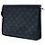 Borsa a Clutch Louis Vuitton Monogram Eclipse Pochette Voyage MM Nera Nero - vista 2