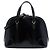 Gucci Small Microguccissima Patent Nice Satchel Schwarz