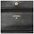 Borsa a tracolla Chanel CC Chevron in vitello Wallet On Chain nera Nero - vista 5