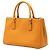 Borsa Prada Mini Saffiano Lux Galleria Double Zip Gialla Giallo - vista 2