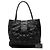 Saco Tote Sloane Square Chanel CC em pele de vitelo acolchoada preta Preto - vista 7