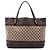 Borsa Tote Gucci Large GG Canvas Laidback Crafty Beige