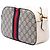 Borsa Camera Ophidia Gucci Small in pelle di vitello testurizzata e GG Supreme Beige con Web - vista 2