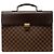 Borsa Business Louis Vuitton Altona PM Damier Ebene Marrone