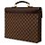 Borsa Business Louis Vuitton Altona PM Damier Ebene Marrone - vista 2