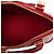 Borsa Satchel Alma BB Louis Vuitton Monogram Vernis Rossa Rosso - vista 4