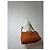 Vintage Courreges Duffle Bag aus Narbenleder Rust Tan Rot - Ansicht 8
