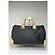 Sac Duffle Structuré Vintage Givenchy Logo 4G Fin 1970s Black Beige Noir - vue 13