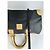 Sac Duffle Structuré Vintage Givenchy Logo 4G Fin 1970s Black Beige Noir - vue 9