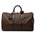 Borsa da viaggio Louis Vuitton Damier Ebene Keepall 50 Marrone