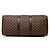 Borsa da viaggio Louis Vuitton Damier Ebene Keepall 50 Marrone - vista 3