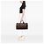 Borsa da viaggio Louis Vuitton Damier Ebene Keepall 50 Marrone - vista 6
