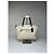 Bolso Tote estructurado Vintage Coach de cuero granulado c. 2010s Cream Beige - vista 13