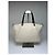 Bolso Tote estructurado Vintage Coach de cuero granulado c. 2010s Cream Beige - vista 2