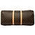 Sac de voyage Louis Vuitton Monogram Keepall 55 Marron - vue 3