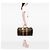 Sac de voyage Louis Vuitton Monogram Keepall 55 Marron - vue 8