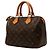 Borsa Boston Louis Vuitton Monogram Speedy 25 Marrone - vista 2