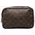 Bolsa de Mão Louis Vuitton Monogram Trousse Toilette 23 Castanha Marrom