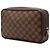 Borsa a pochette Louis Vuitton Damier Ebene Trousse Toilette 25 Marrone - vista 2