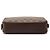 Borsa a pochette Louis Vuitton Damier Ebene Trousse Toilette 25 Marrone - vista 3