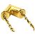 Collar Essential V Louis Vuitton chapado en oro Dorado - vista 5