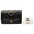 Borsa a tracolla Chanel Diana Medium in pelle d'agnello nera Nero - vista 7
