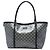 Tote Gucci Medium GG Crystal Joy Grigio