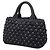 Borsa Prada in crochet effetto rafia blu a pois - vista 2