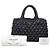 Borsa Prada in crochet effetto rafia blu a pois - vista 7