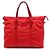 Borsa Satchel Gucci GG in nylon rossa Rosso