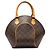 Louis Vuitton Monogram Ellipse PM Handtasche Braun