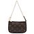 Louis Vuitton Monogram Mini Pochette Accessoires Handtasche Braun