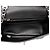 Borsa a tracolla Chanel Mini Square Classic Chevron in pelle d'agnello con patta singola, nera Nero - vista 4