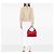 Tote Garda Medium in Nappa Intrecciato rossa Bottega Veneta Rosso - vista 5