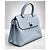 MCM Handtasche in Hellblauem Leder - Ansicht 2