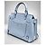 MCM Handtasche in Hellblauem Leder - Ansicht 3