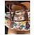 Marni Floral Print Weekend Bag Brown Pink Blue Beige Orange Purple Yellow - view 2