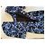 Erdem Vestido Midi Estampado Floral Negro Blanco Azul - vista 3